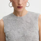 Mesh Maxi Dress Grey Violet