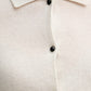 Knitted polo cardigan