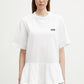 Peplum T-shirt Bright White