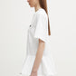 Peplum T-shirt Bright White