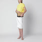 Yellow t-shirt on a white background