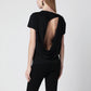 Jacquemus Le Haut Mistral draped-back T-shirt