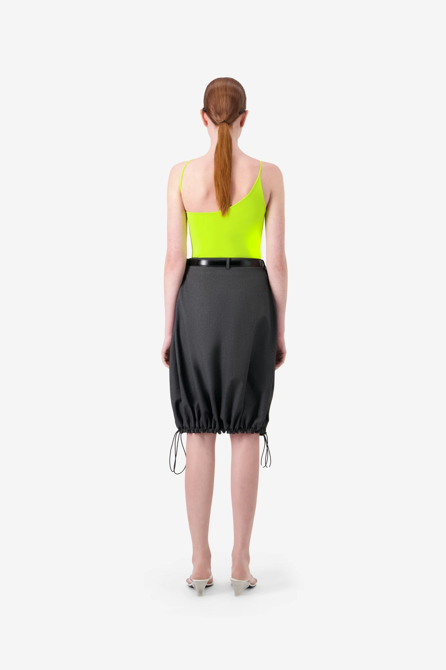 Technical Tailored Balloon Skirt