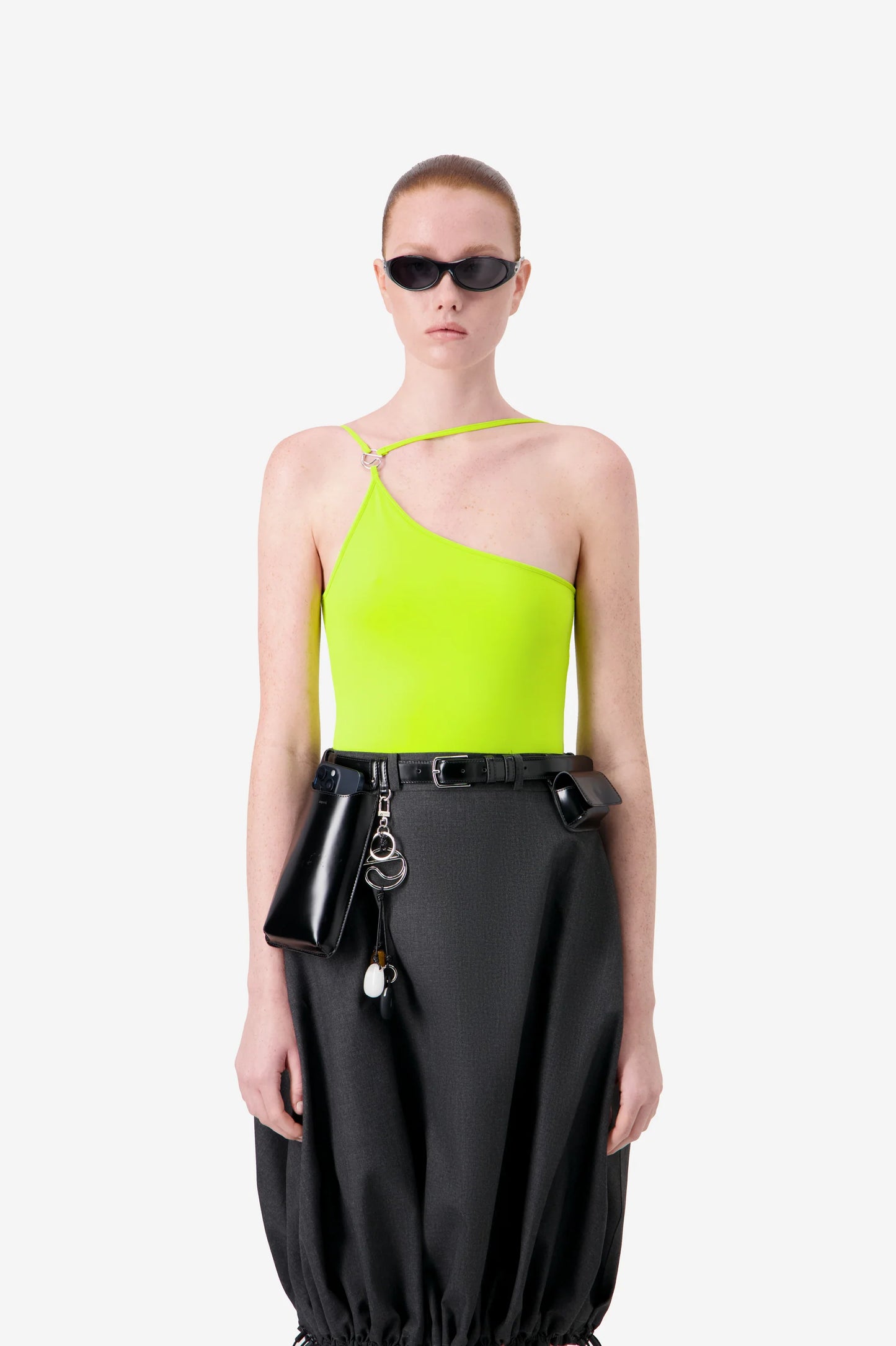 Technical Tailored Balloon Skirt