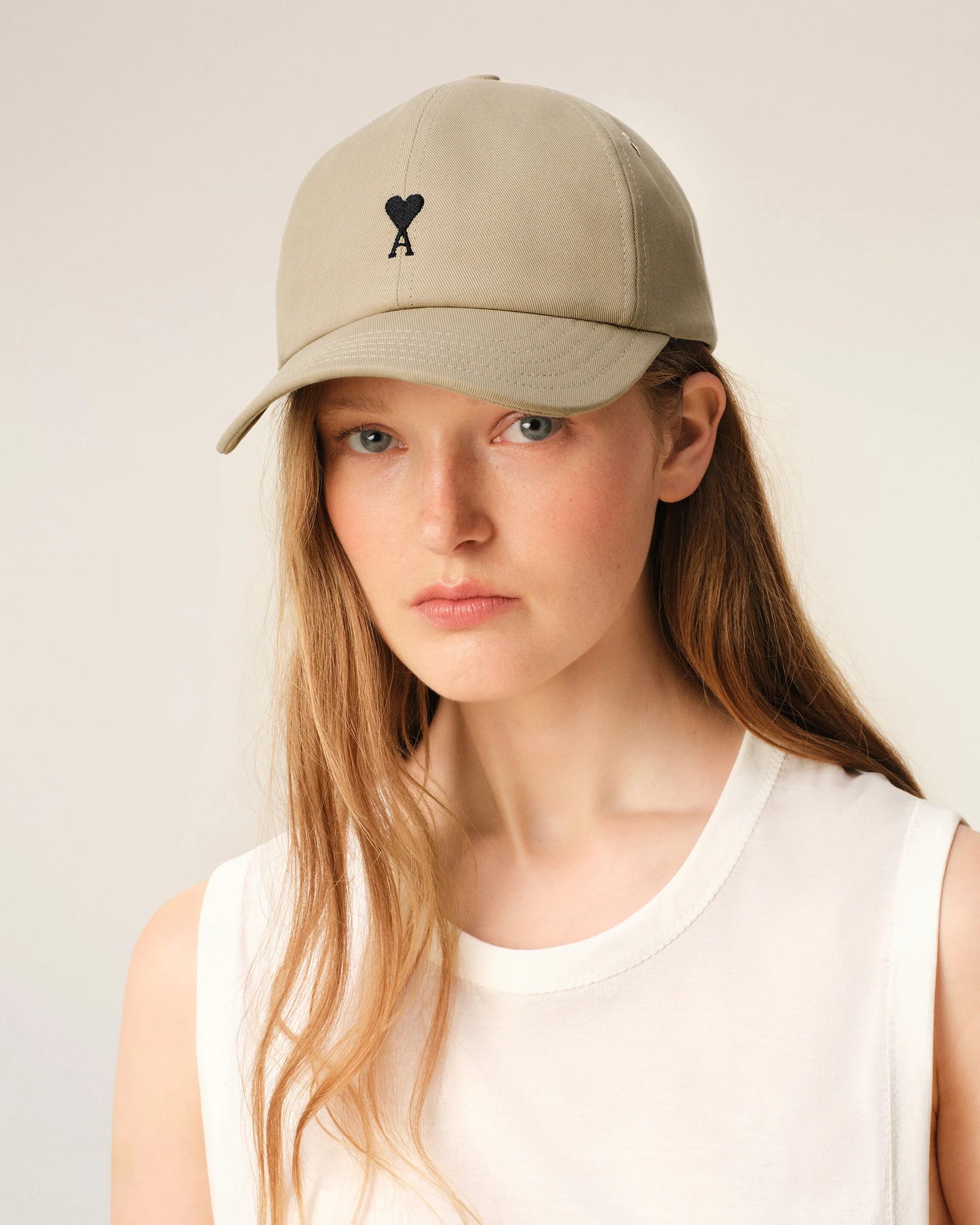Black Ami De Coeur Embroidery Cap