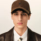 Black Ami De Coeur Embroidery Cap Brown