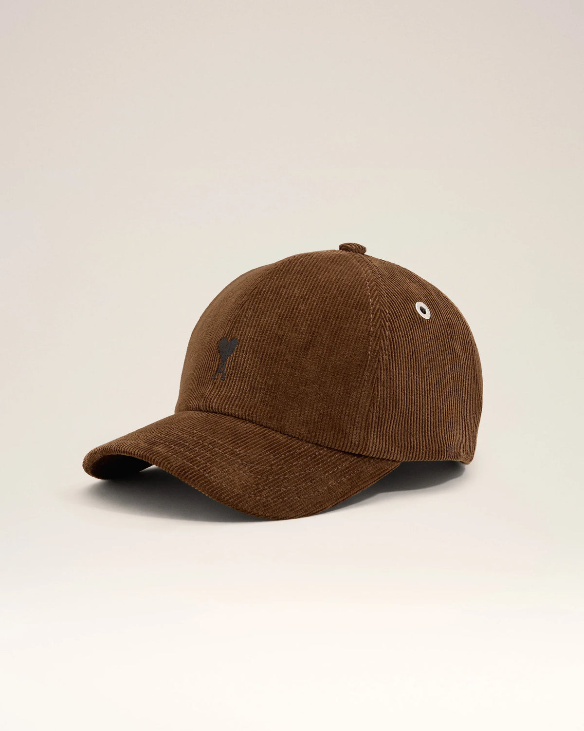 Black Ami De Coeur Embroidery Cap Brown