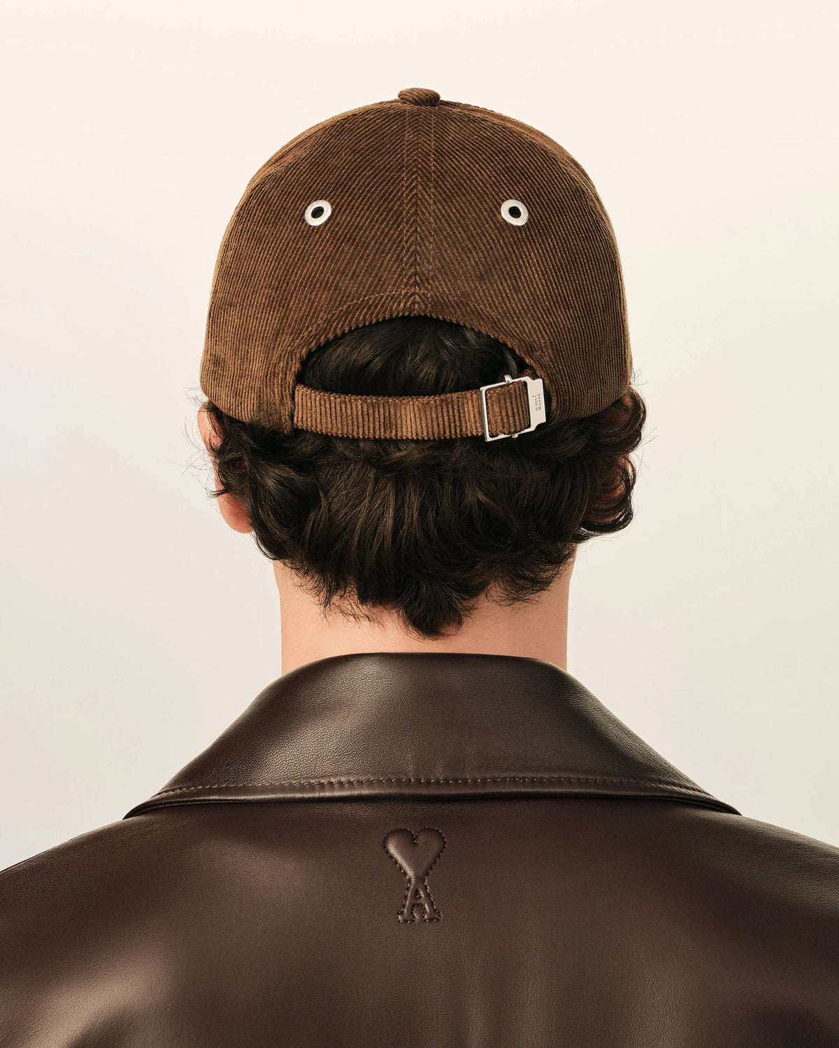 Black Ami De Coeur Embroidery Cap Brown