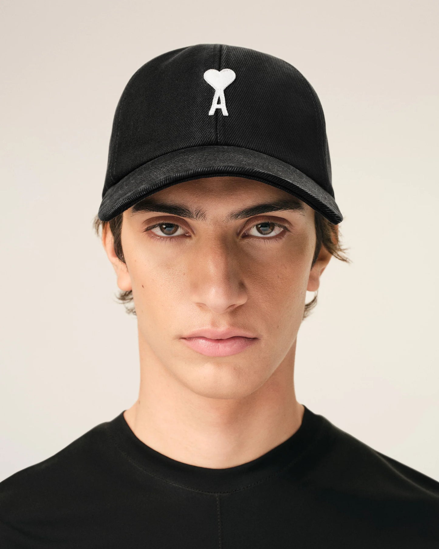 Cotton Ami De Coeur Felt Patch Cap