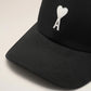 Cotton Ami De Coeur Felt Patch Cap