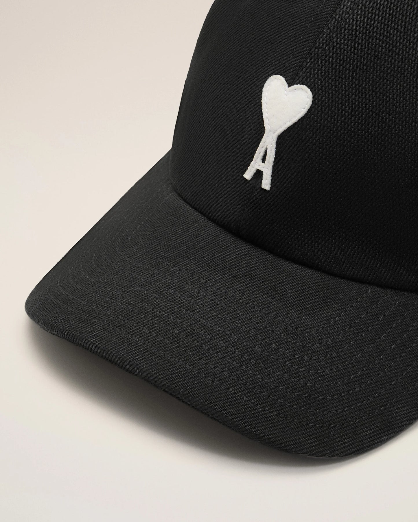 Cotton Ami De Coeur Felt Patch Cap