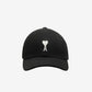 Cotton Ami De Coeur Felt Patch Cap
