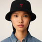 Cotton Ami de Coeur Embroidery Bucket Hat