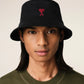 Cotton Ami de Coeur Embroidery Bucket Hat