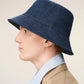 Denim Cotton Ami Paris Heritage Patch Hat