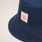 Denim Cotton Ami Paris Heritage Patch Hat
