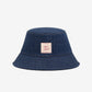 Denim Cotton Ami Paris Heritage Patch Hat