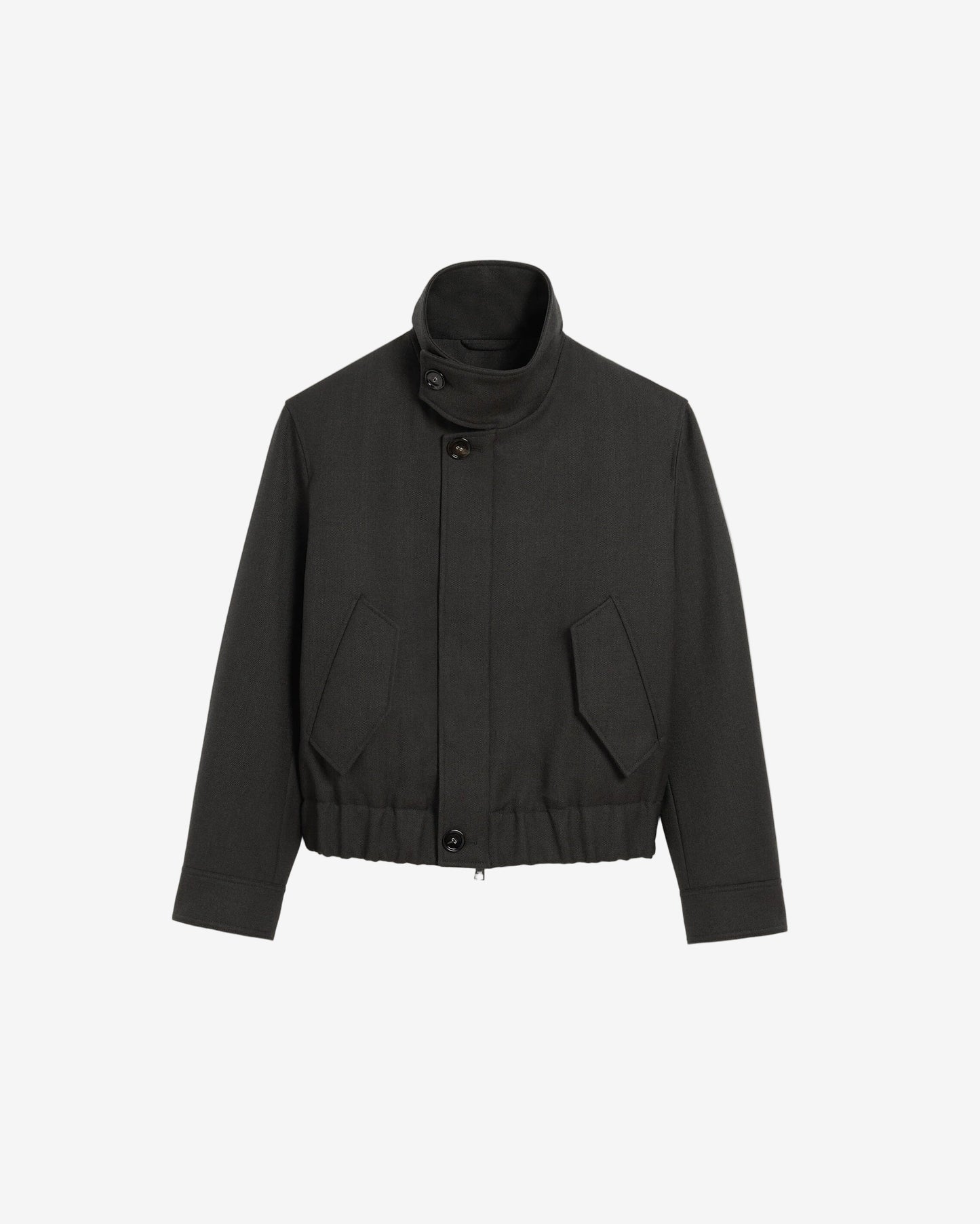 Black jacket on a beige background