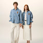 Overshirt With Knitted Ami De Coeur