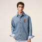 Overshirt With Knitted Ami De Coeur