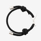 Cord Silver Brass Ami De Coeur Bracelet