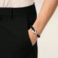 Cord Silver Brass Ami De Coeur Bracelet
