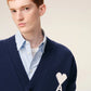Cardigan With White Ami De Coeur
