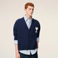 Cardigan With White Ami De Coeur