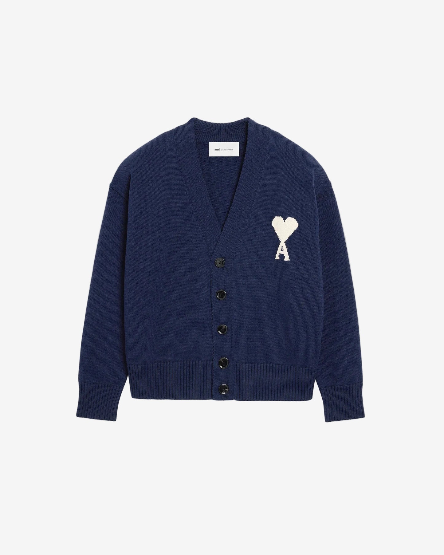 Cardigan With White Ami De Coeur