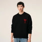 Ami De Coeur Wool Crewneck Sweater
