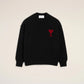 Ami De Coeur Wool Crewneck Sweater