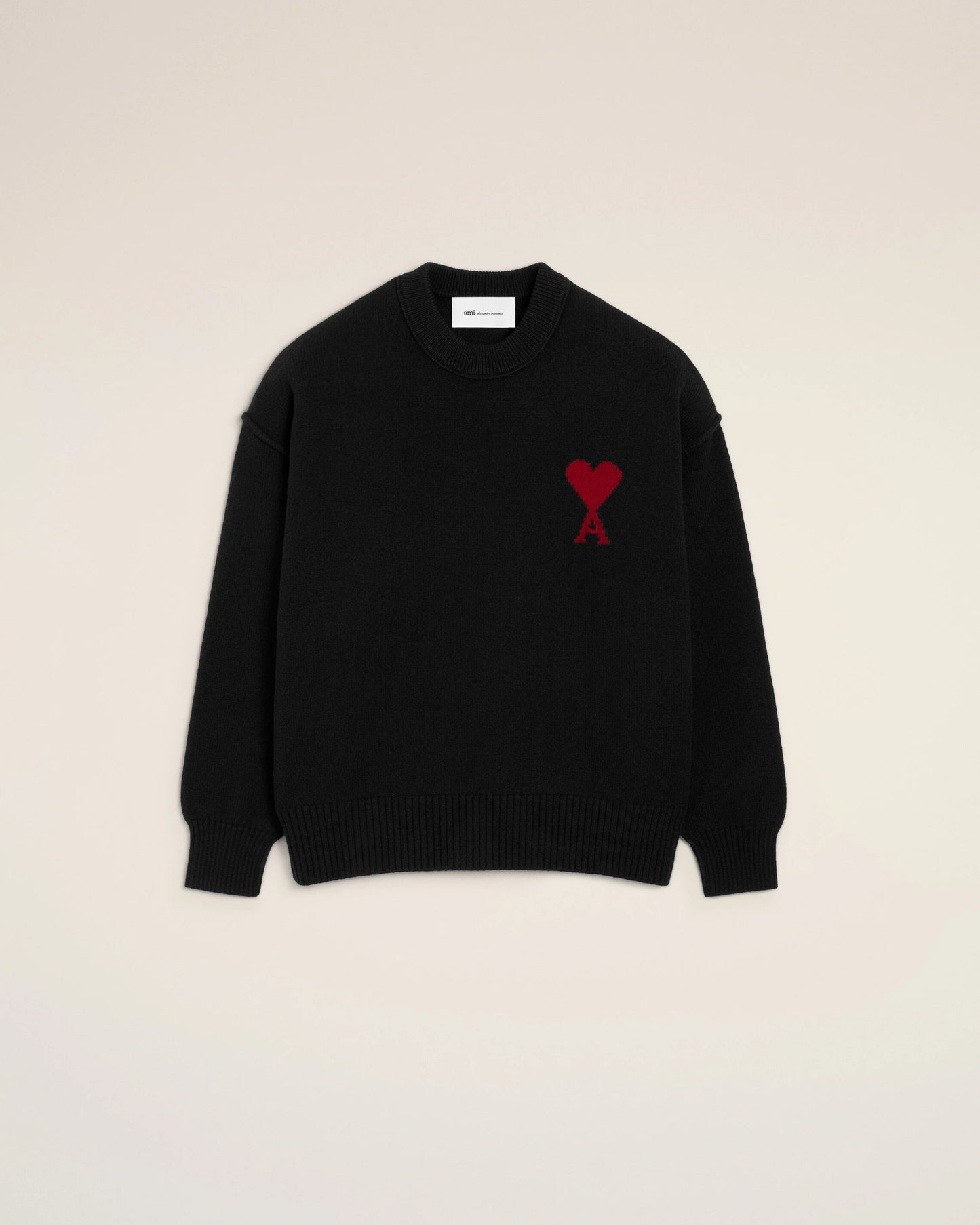 Ami De Coeur Wool Crewneck Sweater