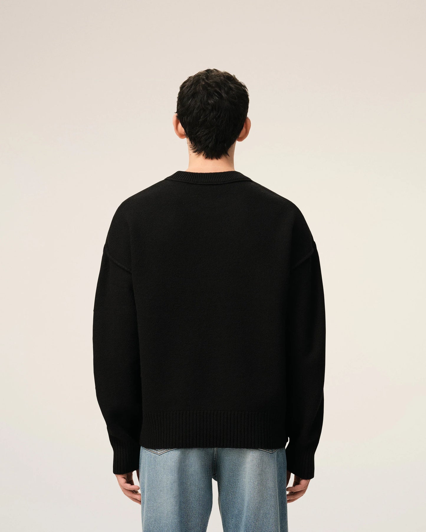 Ami De Coeur Wool Crewneck Sweater