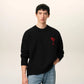 Ami De Coeur Wool Crewneck Sweater