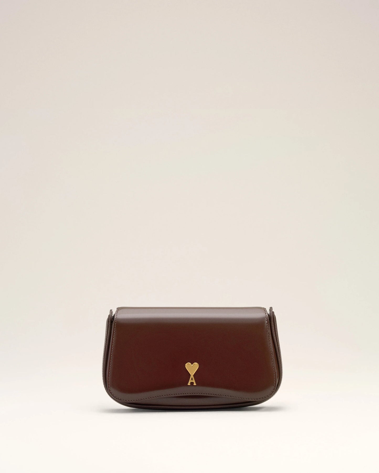 Glazed Leather Small Crossbody Paris Paris Bag