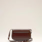 Glazed Leather Small Crossbody Paris Paris Bag