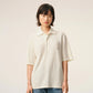 Boxy Fit Polo With Ami De Coeur Knitted Patch
