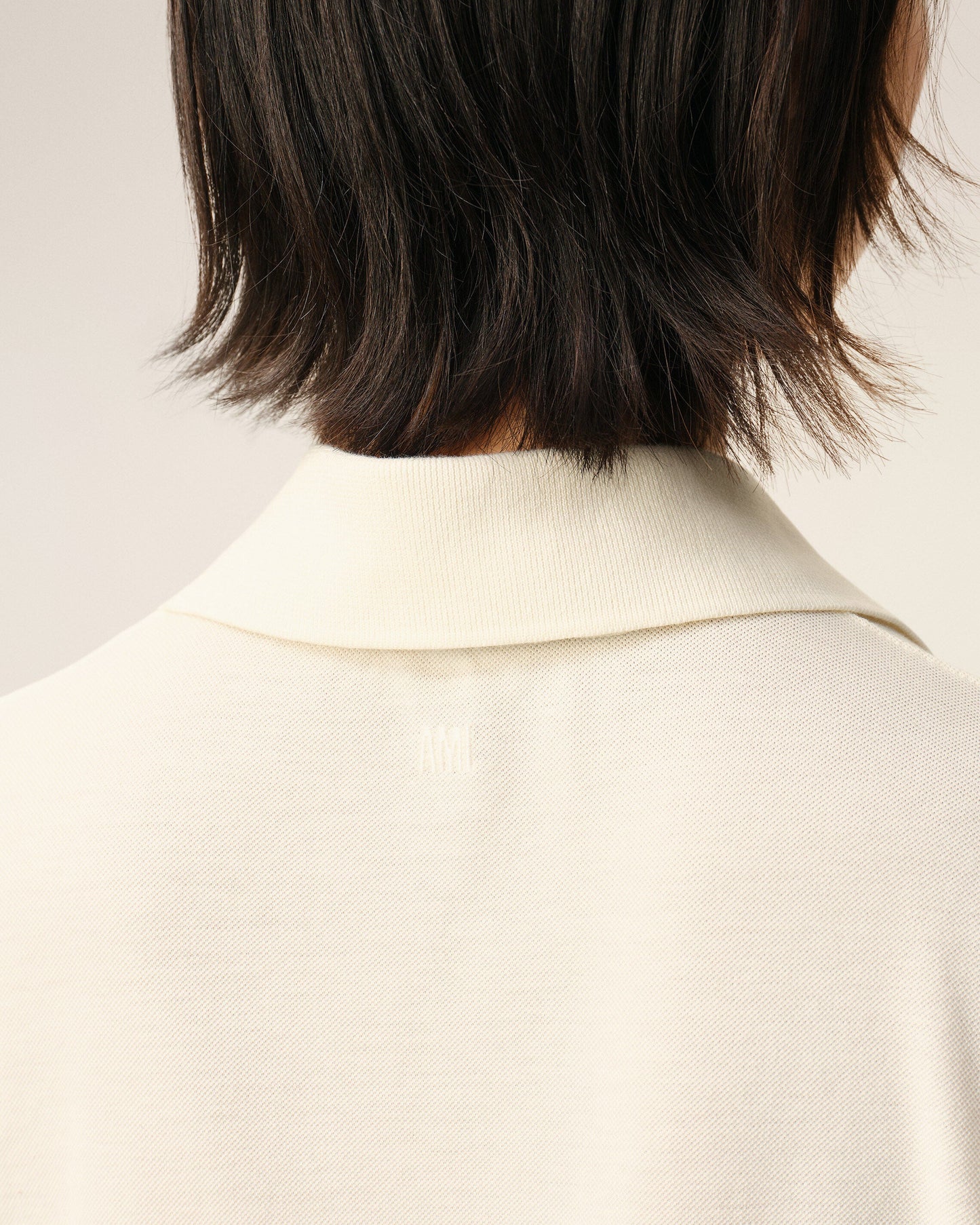 Boxy Fit Polo With Ami De Coeur Knitted Patch