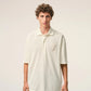 Boxy Fit Polo With Ami De Coeur Knitted Patch