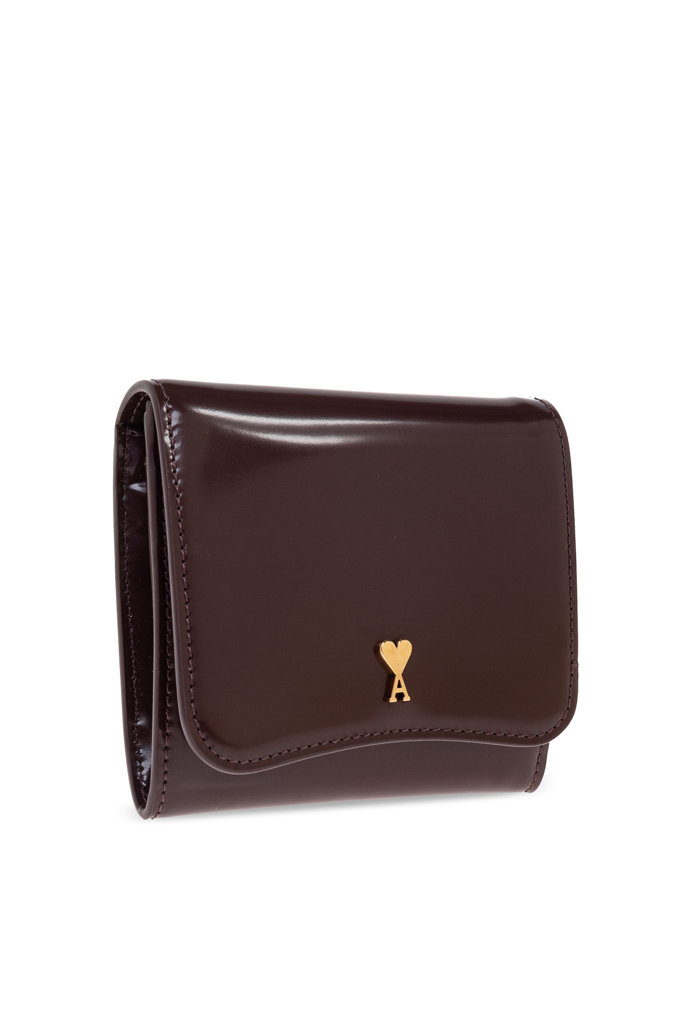 Glazed Leather Paris Paris Compact Wallet