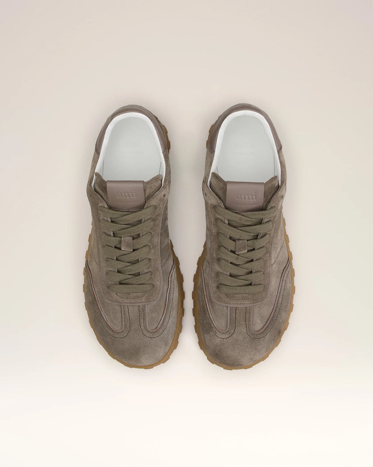 Leather Low Top Step Sneakers