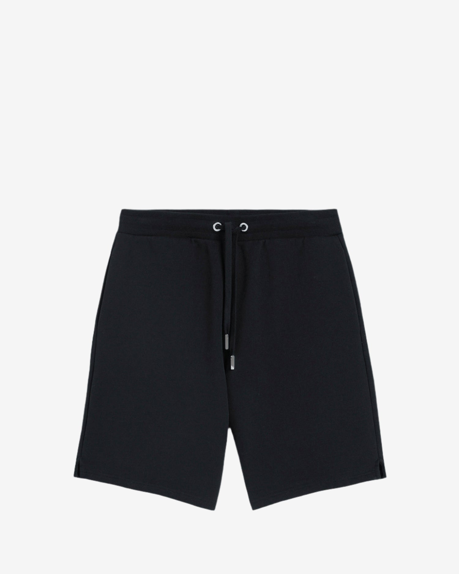 Black shorts on a white background