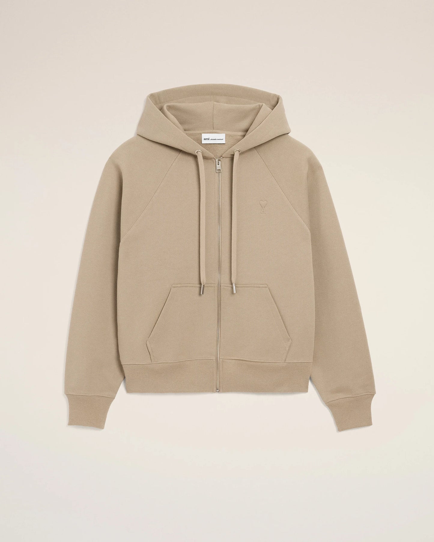Small ADC Embossed Zipped Hoodie With Hood