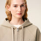 Small ADC Embossed Zipped Hoodie With Hood
