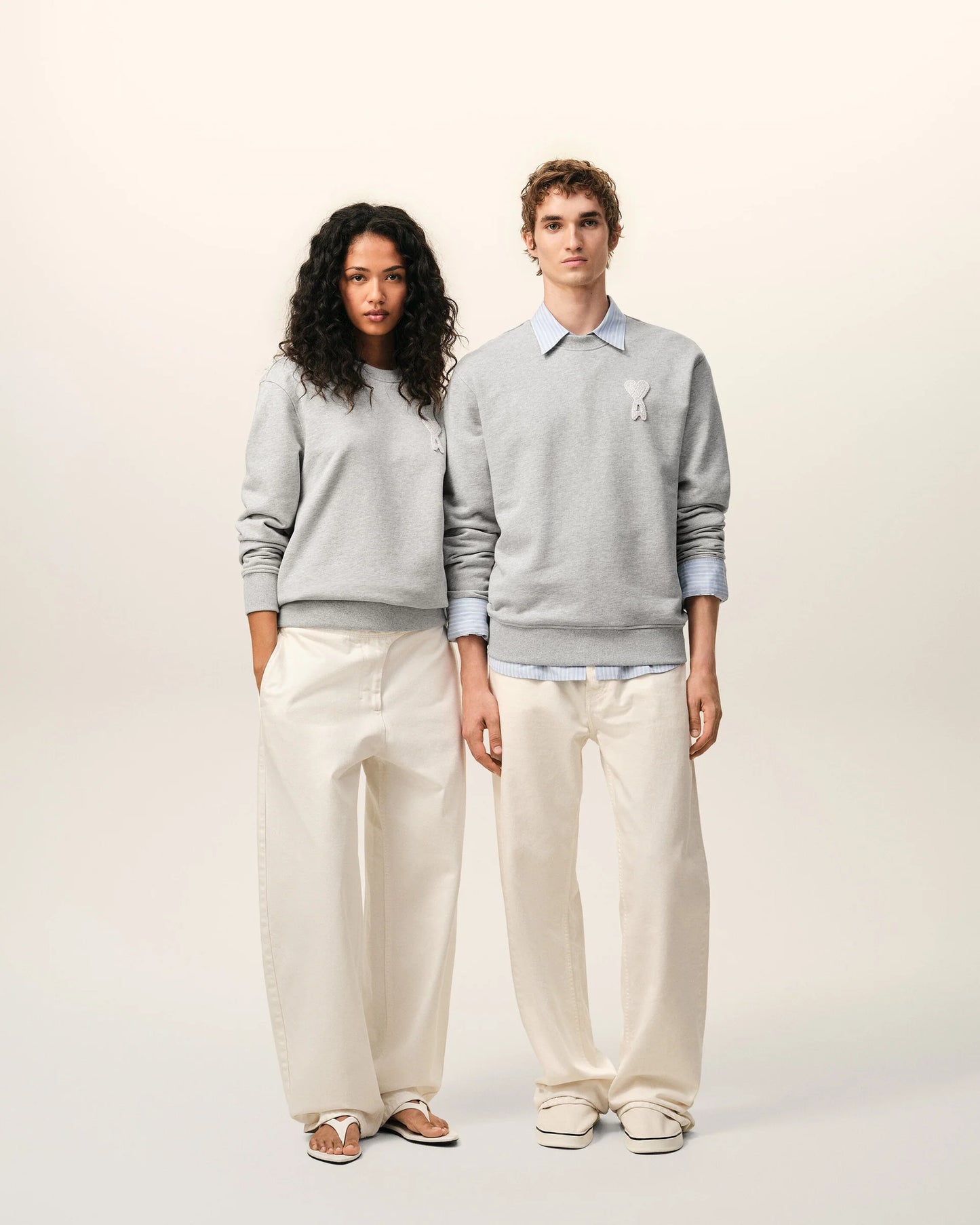 Cotton Knitted Ami De Coeur Sweatshirt