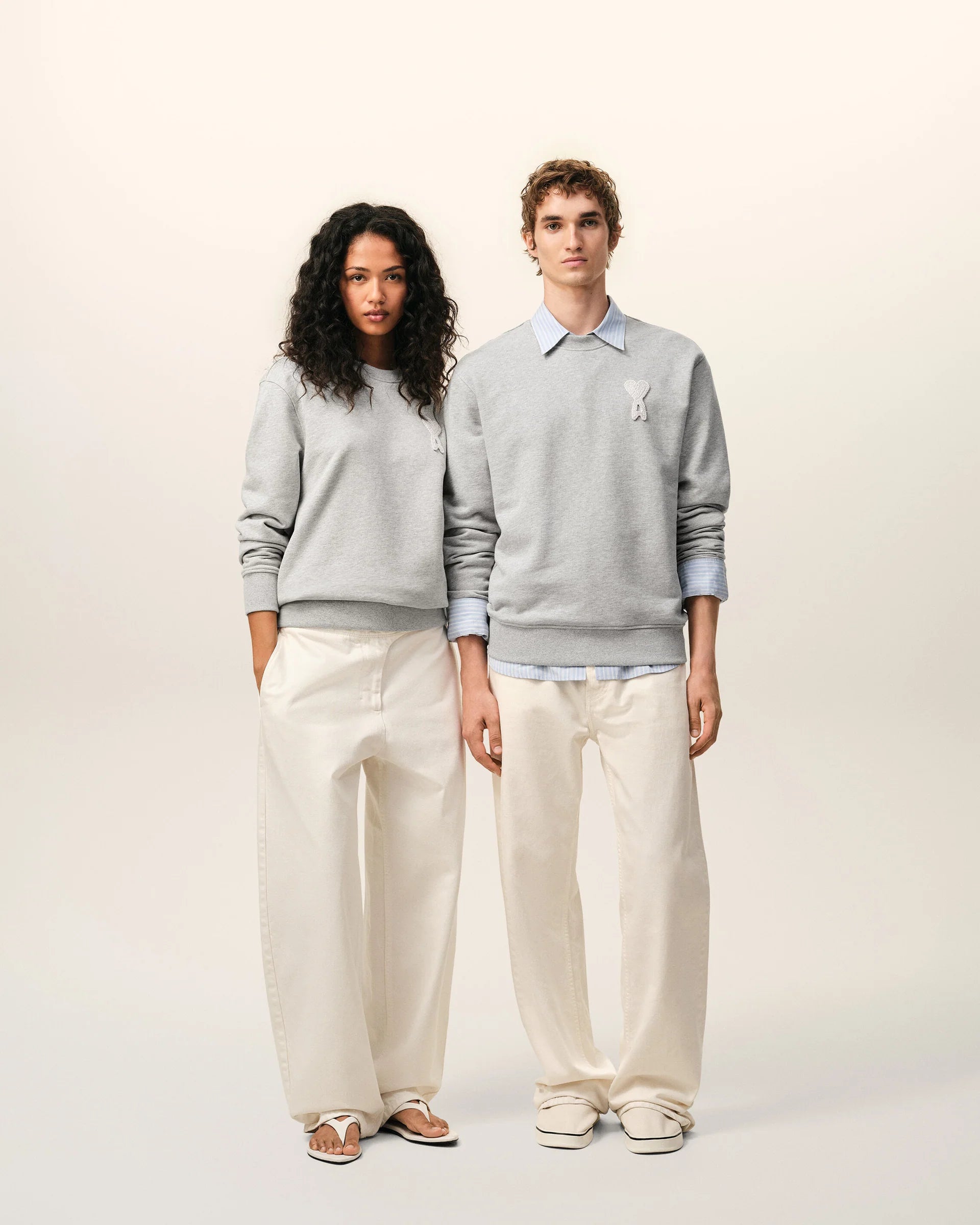 Cotton Knitted Ami De Coeur Sweatshirt