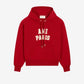 Hoodie With Ami Paris Felt Embroidery