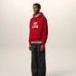 Hoodie With Ami Paris Felt Embroidery