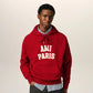 Hoodie With Ami Paris Felt Embroidery