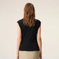 Sleeveless top in crepe jersey